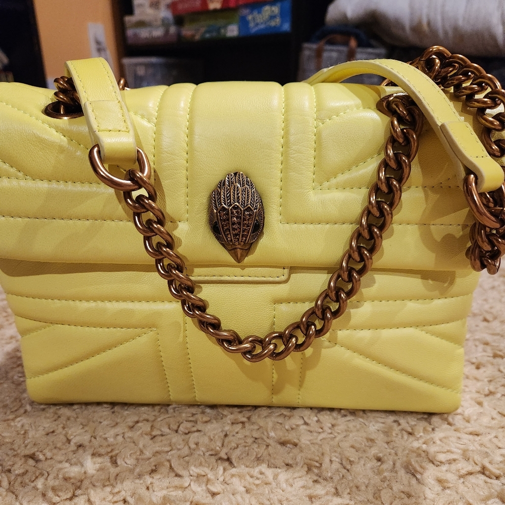 KURT GEIGER KENSINGTON BAG IN ELECTRIC GREEN!!! 💚💚💚